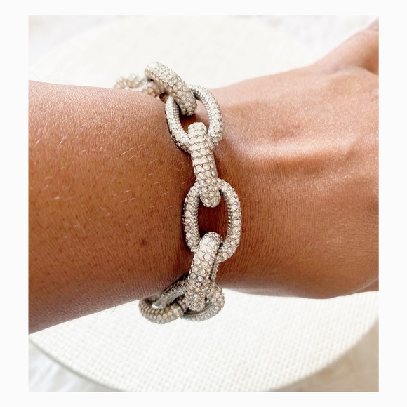 J-Crew - Pavé Link Bracelet - Picture 3 of 6